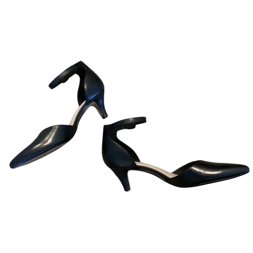 Clarks Linvale Edyth Leather Strappy Kitten Heels 9 - Picture 7 of 13